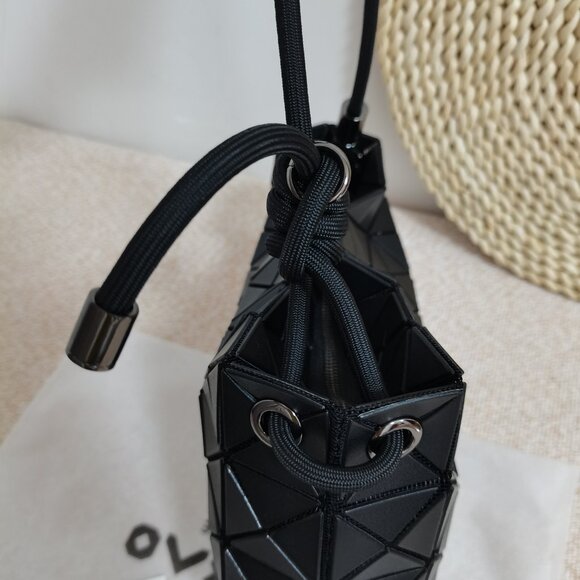 Issey Miyake Black Adjustable Strap Shoulder Bag - Picture 9 of 9